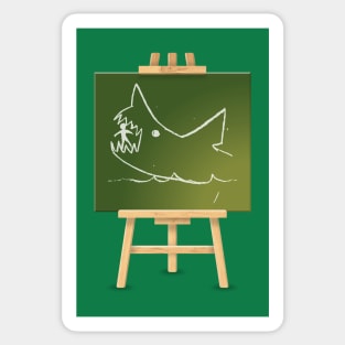 Jaws — Quint's Blackboard Sticker